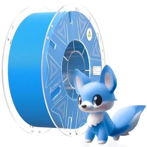 Creality Official Hyper PLA Filament Blau, 1KG 3D Drucker RFID Filament für Hochgeschwindigkeitsdruck, Widerstandsfähig, Glatt, Überhang Leistung Maßgenauigkeit +/-0.03mm, 2.2lbs/Spool von Creality