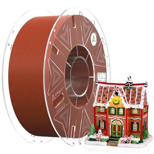 Creality Official Hyper PLA Filament Braun, 1KG 3D Drucker RFID Filament für Hochgeschwindigkeitsdruck, Widerstandsfähig, Glatt, Überhang Leistung Maßgenauigkeit +/-0.03mm, 2.2lbs/Spool Creality Official Hyper PLA Filament Braun, 1KG 3D Drucker RFID Filament für Hochgeschwindigkeitsdruck, Widerstandsfähig, Glatt, Überhang Leistung Maßgenauigkeit +/-0.03mm, 2.2lbs/Spool von Creality