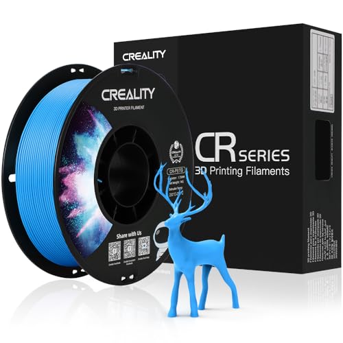 Creality Official PETG Filament Marineblau, 3D Drucker Filament 1.75mm No-Tangling, starke Bindung und Überhang Leistung Maßgenauigkeit +/-0.03mm, 2.2lbs/Spool von Creality