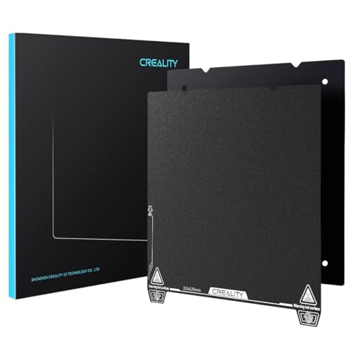 Creality Offiziell Ender 3 V3 KE Bauplatte PEI Blatt 235x235mm strukturierte Oberfläche Flexible entfernbare Federstahl Druckplattform für Ender 3S1/3S1 Pro/3V2 Neo/3V3/3V3 SE K1/K1C von Creality