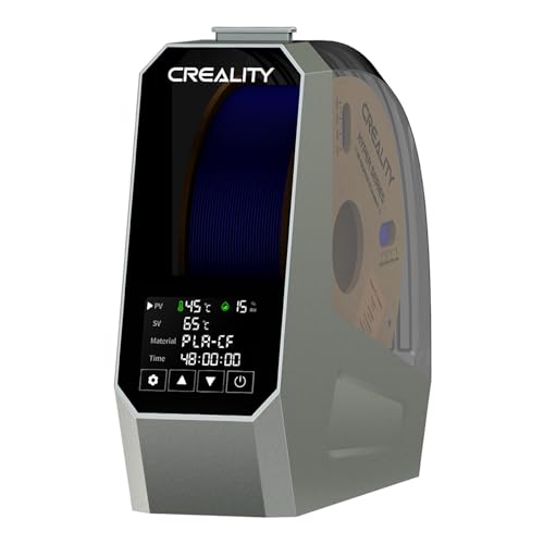 Creality Offizieller Space PI Filament Trockner, 3D-Drucker Filament Trockner Box mit PTC 360° Heißluftheizung, Filament Dehydrator Aufbewahrungsbox für PLA ABS PETG TPU Nylon Filament 1.75mm 2.85mm von Creality