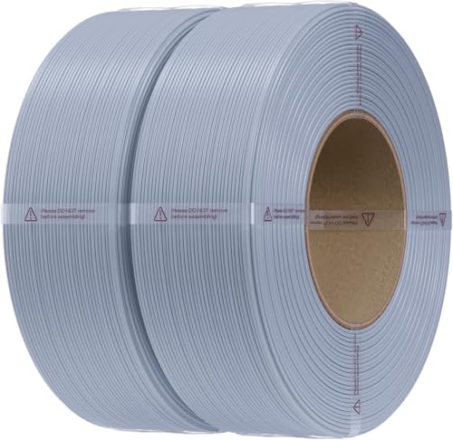 Creality PETG Refill Filament 1.75mm, CR-PETG Spulenloses 3D Drucker Filament, Maßgenauigkeit +/-0,02mm Ausgezeichnete Stabilität,2kg Grau Creality PETG Refill Filament 1.75mm, CR-PETG Spulenloses 3D Drucker Filament, Maßgenauigkeit +/-0,02mm Ausgezeichnete Stabilität,2kg Grau von Creality