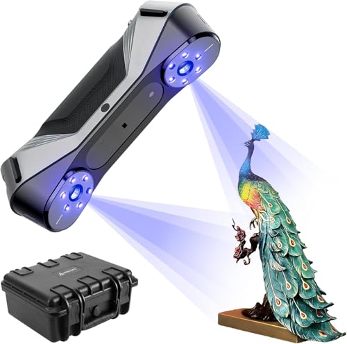 Creality Raptor 3D Scanner, Handscanner mit 0.02mm Genauigkeit, industrielles blaues Licht, Anti-Shake Tracking, bis zu 60FPS Scanning Speed Support 5-2000mm Objekte für Windows Mac Creality Raptor 3D Scanner, Handscanner mit 0.02mm Genauigkeit, industrielles blaues Licht, Anti-Shake Tracking, bis zu 60FPS Scanning Speed Support 5-2000mm Objekte für Windows Mac von Creality