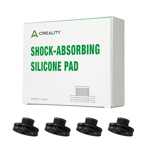 Creality Silikon Stoßdämpfer für 3D-Drucker 4Pcs– Hochflexible Geräuschreduzierende Füße mit Saugnapf – Stabile Anti-Rutsch-Auflage, ROHS/SGS-Zertifiziert von Creality