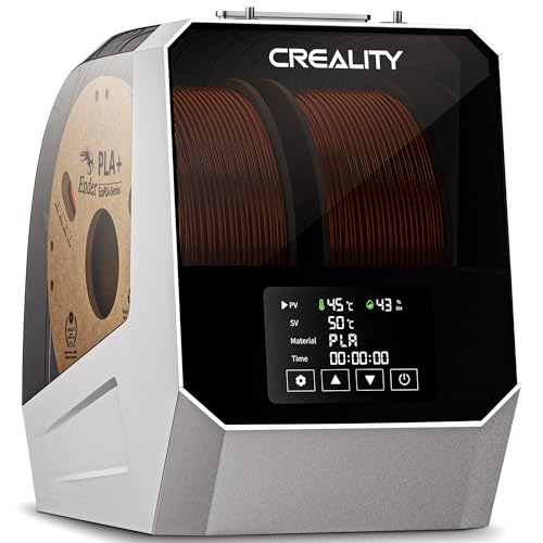 Creality Space Pi Filament Trockner Plus, 2 Rollen 3D-Drucker Filament Trockenbox mit PTC Heizgerät, 360° Schnelles Heizen, Dehydrator Aufbewahrungsbox mit Ventilator für PLA PETG ABS TPU Nylon von Creality