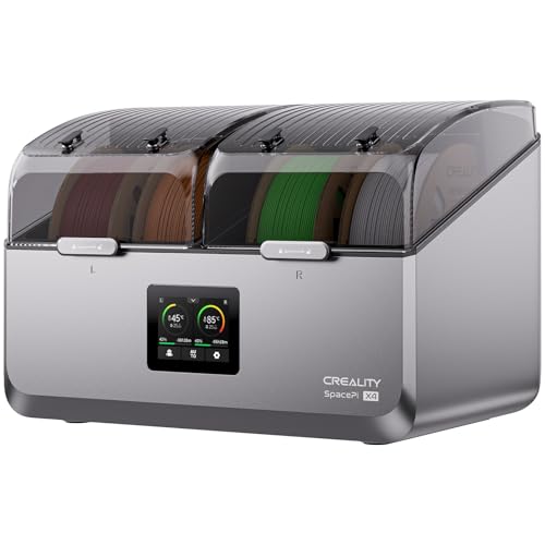 Creality Space Pi X4 Filament-Trockner, 4-Spulen-Aufbewahrung, Dual-Heizkammern bis 85 °C, schnelles Trocknen & trockene Lagerung für PLA PETG TPU ABS ASA Nylon PVA PC von Creality