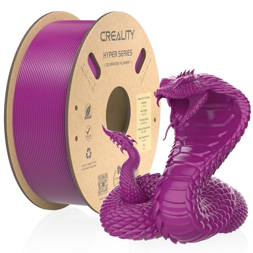 Creality offizielles 3D Drucker Filament, Hyper PLA High Speed Filament, 1.75mm 3D Druck Filament für Hochgeschwindigkeitsdruck, Maßgenauigkeit +/-0.02mm, 1kg/Spule - Lila Creality offizielles 3D Drucker Filament, Hyper PLA High Speed Filament, 1.75mm 3D Druck Filament für Hochgeschwindigkeitsdruck, Maßgenauigkeit +/-0.02mm, 1kg/Spule - Lila von Creality