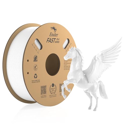 Creality Fast PLA Filament, Weiß Filament 1.75mm Fast PLA 1KG, 3D Drucker Filament PLA Maßgenauigkeit +/- 0.03 mm, 3D Druck Materialien für die Meisten 3D Drucker, 2.2lbs/Spool Creality Fast PLA Filament, Weiß Filament 1.75mm Fast PLA 1KG, 3D Drucker Filament PLA Maßgenauigkeit +/- 0.03 mm, 3D Druck Materialien für die Meisten 3D Drucker, 2.2lbs/Spool von Creality