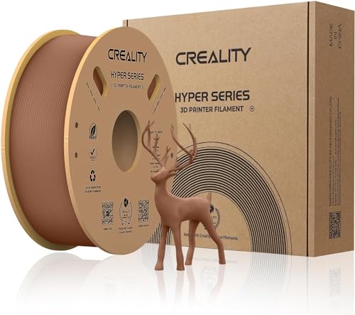 Creality Offizielles 3D-Drucker-Filament, Hyper PLA-Filament, für Creality-Hochgeschwindigkeitsdruck, langlebig und widerstandsfähig, glatt, Überhangleistung, Maßgenauigkeit +/- 0,03 mm, 1 kg/Spule, von Creality