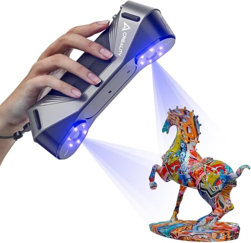Creality CR-Scan Raptor 3D-Scanner, 0,02 mm Industriepräzision, 7-Blau-Lasertechnologie, 0,1 mm 20fps NIR, 60fps Scangeschwindigkeit für Objekte 5-2000mm(Windows/macOS) Creality CR-Scan Raptor 3D-Scanner, 0,02 mm Industriepräzision, 7-Blau-Lasertechnologie, 0,1 mm 20fps NIR, 60fps Scangeschwindigkeit für Objekte 5-2000mm(Windows/macOS) von Creality