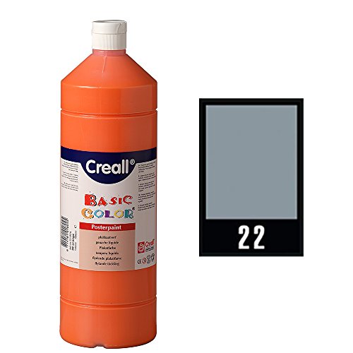 Creall havo01822 1000 ml 22 Grau Havo Basic Farbe Poster Paint, Flasche von Creall