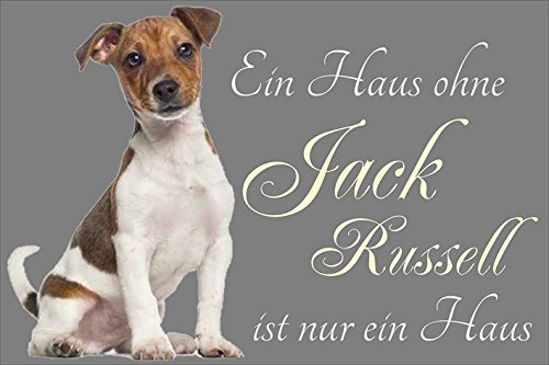 Crealuxe Fussmatte EIN Haus ohne Jack Russell ist nur EIN Haus - Fussmatte Bedruckt Türmatte Innenmatte Schmutzmatte lustige Motivfussmatte von Crealuxe