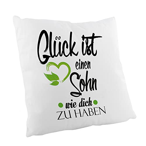 Crealuxe Glück ist einen Sohn wie Dich zu haben Zierkissen, Sofakissen, bedrucktes Kissen, Baumwollkissen Crealuxe Glück ist einen Sohn wie Dich zu haben Zierkissen, Sofakissen, bedrucktes Kissen, Baumwollkissen von Crealuxe