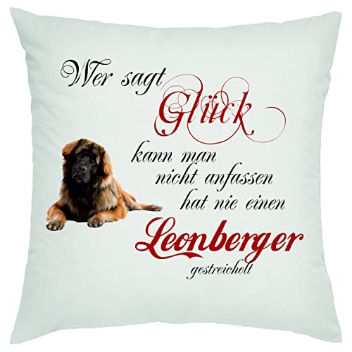 Crealuxe Kissen Leonberger - Wer SAGT Glück kann Man Nicht anfassen hat nie einen Leonberger gestreichelt. Zierkissen, Sofakissen, bedrucktes Kissen, Baumwollkissen Crealuxe Kissen Leonberger - Wer SAGT Glück kann Man Nicht anfassen hat nie einen Leonberger gestreichelt. Zierkissen, Sofakissen, bedrucktes Kissen, Baumwollkissen von Crealuxe