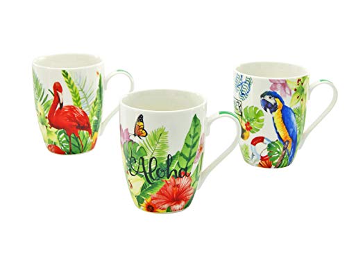 CreaTable, 20897, Serie ALOHA, 6-teiliges Geschirrset, Becherset aus Porzellan, spülmaschinen-und mikrowellengeeignet, Qualitätsproduktion, 30 centiliters, Bunt CreaTable, 20897, Serie ALOHA, 6-teiliges Geschirrset, Becherset aus Porzellan, spülmaschinen-und mikrowellengeeignet, Qualitätsproduktion, 30 centiliters, Bunt von Creatable