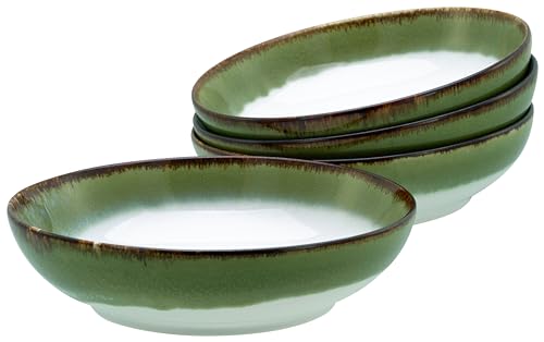 CreaTable, 21689, Serie Cascade, 4-teiliges Geschirrset, Poke Bowl Set aus Steinzeug, spülmaschinen- und mikrowellengeeignet, Qualitätsproduktion von Creatable