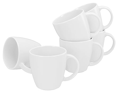 CreaTable 12328, Serie Victoria weiß, Geschirrset Kaffeebecher 30cl 6 teilig von Creatable