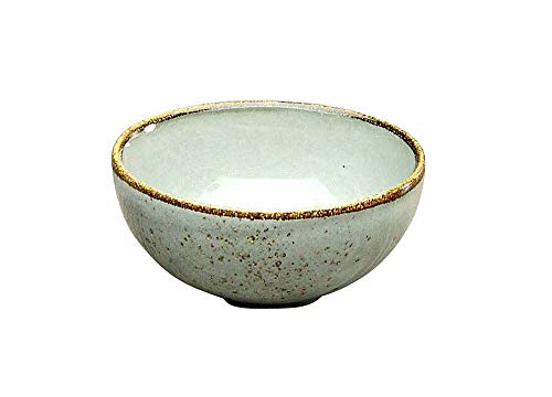 CreaTable 20028 Nature Collection Dipschale 11,5 cm STONE von Creatable