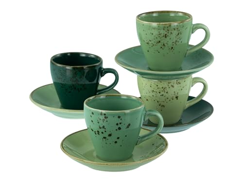 CreaTable 22881 Espresso Set, Steinzeug von Creatable