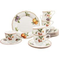 CreaTable Kaffeeservice "Geschirr-Set Flora Orchard", (Set, 18 tlg., Kaffeegeschirr für 6 Personen), Service, 18 Teile, für 6 Personen von Creatable