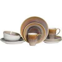 CreaTable Kombiservice "Caldera", (Set, 8 tlg.), irisierende Glasur von Creatable