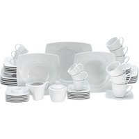 CreaTable Kombiservice "Geschirr-Set Celebration", (50 tlg., Kaffeeservice und Tafelservice im Set, für 6 Personen) von Creatable