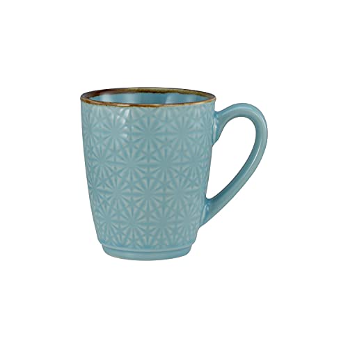 CreaTable Retro Kaffeebecher, Steinzeug, 300 ml, hellblau CreaTable Retro Kaffeebecher, Steinzeug, 300 ml, hellblau von Creatable