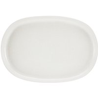 CreaTable Servierplatte "Uno, Servier-Platte oval", (1 tlg.), Seidenmatte Spezialglasur, Harmonisch ausbalanciert von Creatable