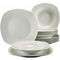 CreaTable Tafelservice "Geschirr-Set Amelie", (Set, 12 tlg., Teller Set für 6 Personen) von Creatable