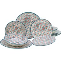 CreaTable Teller-Set "Stella", (Set, 12 tlg.) von Creatable