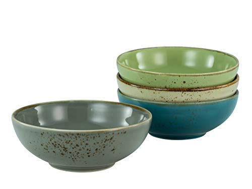 CreaTable, 23420, Serie Nature Collection - Smoothibowl, 4-teiliges Geschirrset, Bowl-Set aus Steinzeug, spülmaschinen- und mikrowellengeeignet, Qualitätsproduktion von Creatable