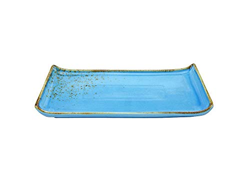 Creatable 20049 BBQ Platte Blue/Blau Nature Collection 33 x 16,5 cm von Creatable