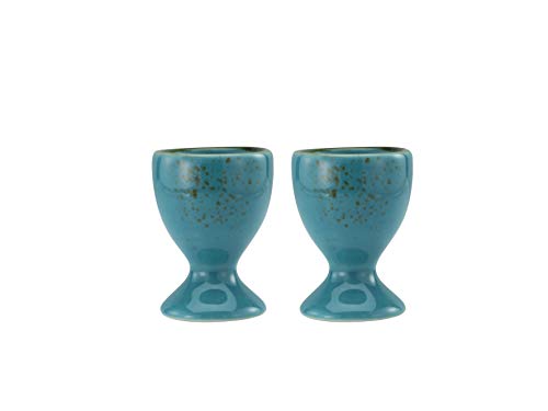 CreaTable Eierbecher 2er Set Nature Collection Wasserblau von Creatable