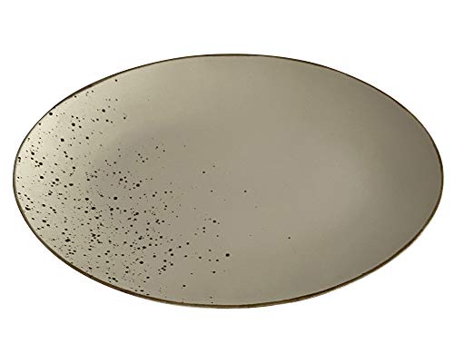 Creatable Nature Collection Platte Oval 35 cm Sand/Erde von Creatable