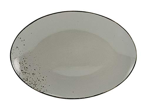 Creatable Nature Collection Platte Oval 35 cm Stone von Creatable