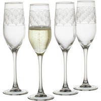 Creatable Sektglas 4er-Set PARADISIO, Glas von Creatable