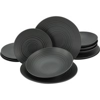 Creatable Tafelservice12-tlg LAVA STONE, Steinzeug von Creatable