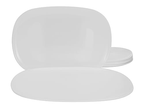 Creatable, 15873, Serie ITALIEN PARTY, 6-teiliges Geschirrset, Spezialteller aus Opalglas, spülmaschinen- und mikrowellengeeignet, Made in Europe von Creatable