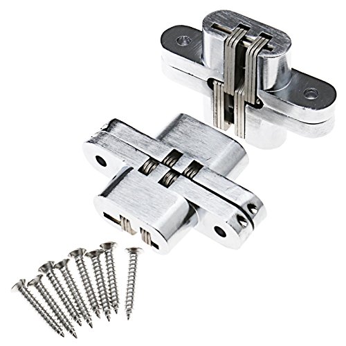 Create Idear Scharniere für Holztür, verstecktes Kreuz, Edelstahl, 2 Stück von Create Idear
