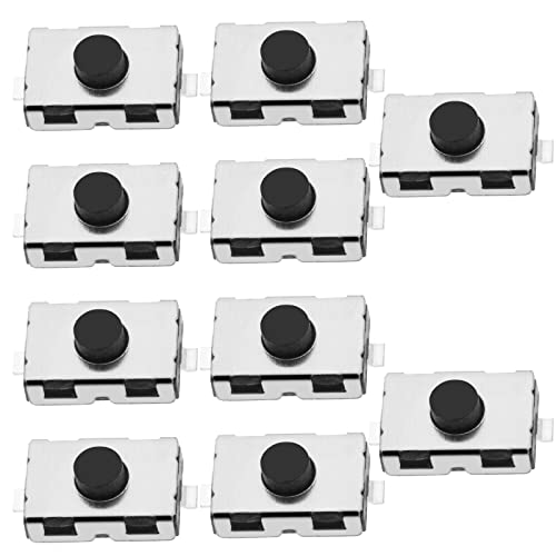 Create idea 10PCS Taktile Mikroschalter Druckknopf Schalter für Auto Fernbedienung Schlüssel 2 Pin Oberflächenmontage Schalter Automotive Ersatz Zubehör 4x6x2.5mm von Create idea
