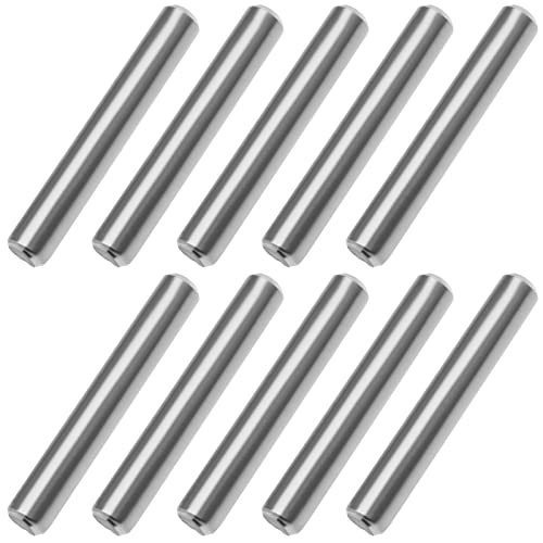 Create idea 40PCS 6x40mm Dowel Pin 304 Stainless Steel Shelf Support Pegs Pin Fasten Elements for Fixing a Component Position Join Components Sliver Tone von Create idea