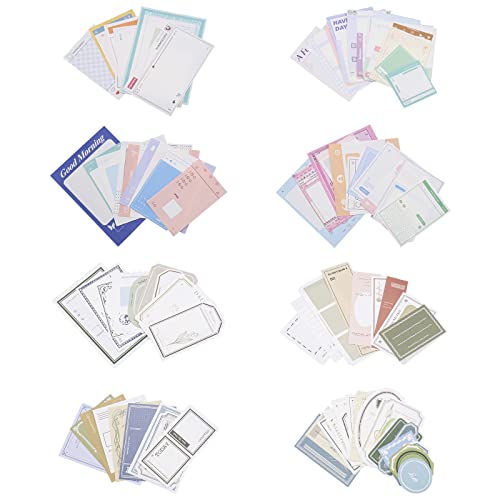 Create Idea 200 Stück Scrapbooking Papier für Journaling, DIY Handwerk und Dekorative Materialien für Notebook, Collaging und Planer Stil A von Create idea