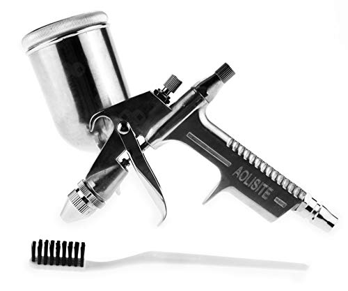 Create idea Mini-Farbspritzpistole mit Schwerkraftzufuhr, 0,5 mm Düse, 200 cc, 50 psi, 1/4 Zoll Lufteinlass, Airbrush, Malwerkzeug, Schwerkraftzufuhr, Reparaturwerkzeug für Automöbel, von Create idea