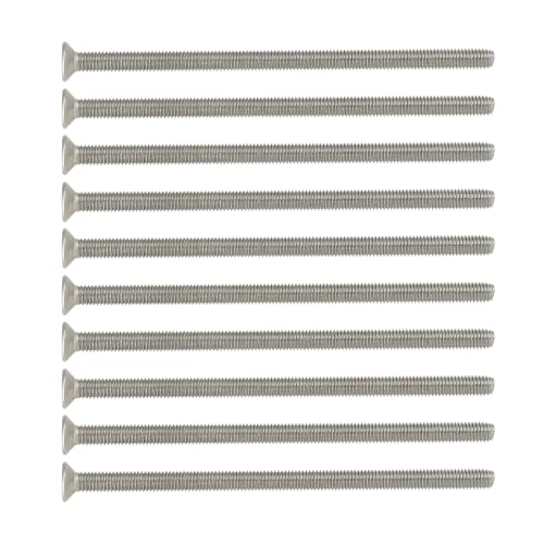 Create idea 10 Stück M5x100 Senkkopf-Kreuzschlitzschrauben aus Edelstahl 304 Edelstahl Ersatzschrauben Kompatibel mit UPVC-Griff für Auto Marine von Create idea