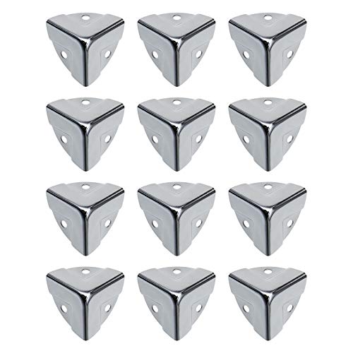 Create idea 12 Stück 25 x 25 x 25 mm Eckverstrebungsschutz Winkel Kantenschutz Abdeckung Klammern Chrom für Holz Kofferraum Box Truhe Koffer Flightcase Create idea 12 Stück 25 x 25 x 25 mm Eckverstrebungsschutz Winkel Kantenschutz Abdeckung Klammern Chrom für Holz Kofferraum Box Truhe Koffer Flightcase von Create idea