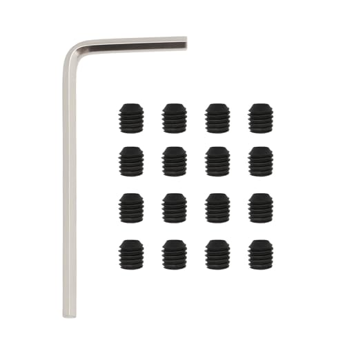 Create idea 16 Stück Inbusschrauben M6 x 6mm Verbindungsschrauben mit Inbusschlüssel für Schienensäge Lange Schnitte Schienenverlängerung Passend für 577039 Führungsschienenverbinder von Create idea