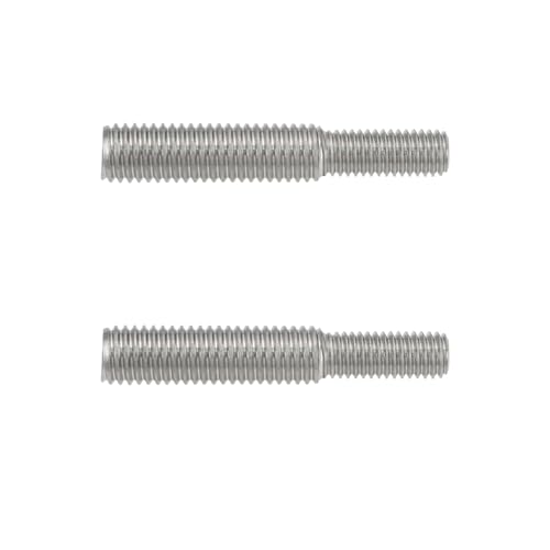Create idea 2 Stück Gewindeadapter Doppelseitiger Gewindebolzen M8x20 auf M10x35 Gewindeadapter aus Edelstahl 304 für Sisalstämme Und Kratzbäume 55 Mm von Create idea