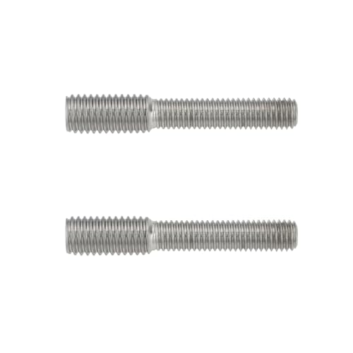 Create idea 2 Stück Gewindeadapter Doppelseitiger Gewindebolzen M8x35 auf M10x20 Gewindeadapter aus Edelstahl 304 für Sisalstämme Und Kratzbäume 55 Mm von Create idea