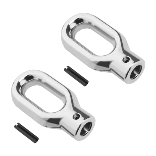 Create idea 2 Stück Markisenringhaken Markisenlift Maschinenring Ring aus Aluminiumlegierung Markisenschneckengetriebe Robuste Markisen-Hardware 62x31.4x10mm Gewinde M10 von Create idea
