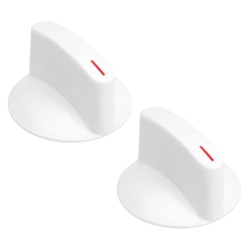 Create idea 2 Stück Waschmaschinen-Wahlknopf mit Clip Trocknerknopf Ersatz WH1X2721 AP2044893 Kompatibel mit Haier Kompatibel mit Whirlpool Weiß Create idea 2 Stück Waschmaschinen-Wahlknopf mit Clip Trocknerknopf Ersatz WH1X2721 AP2044893 Kompatibel mit Haier Kompatibel mit Whirlpool Weiß von Create idea